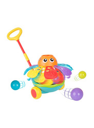 Playgro Push Along Ball Popping Octopus, Multicolour