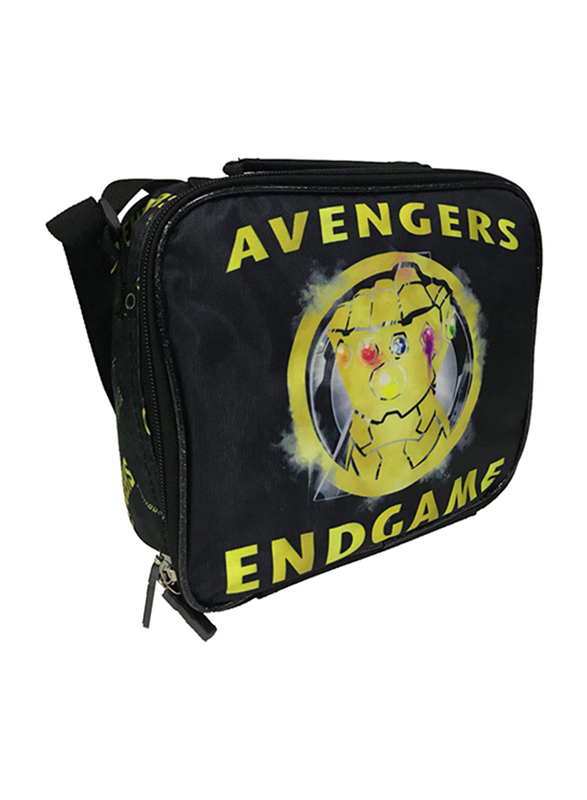 

Marvel Avengers End Game Infinity Power Lunch Bag for Boys, Black