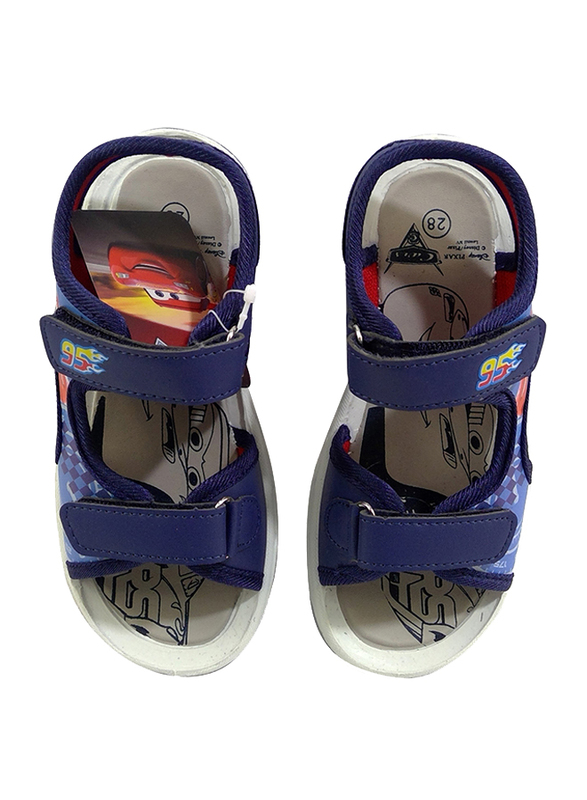Disney Cars Lightning McQueen Sandals for Boys, 27 EU, Dark Blue