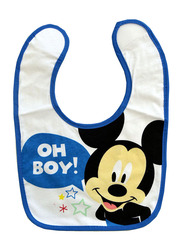 Disney Mickey Cotton Bibs 2pcs, Blue