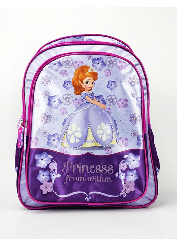 

BTS Bags Disney Sofia Princess From Within Backpack Bag For Girls, 16 Inch, Multicolour