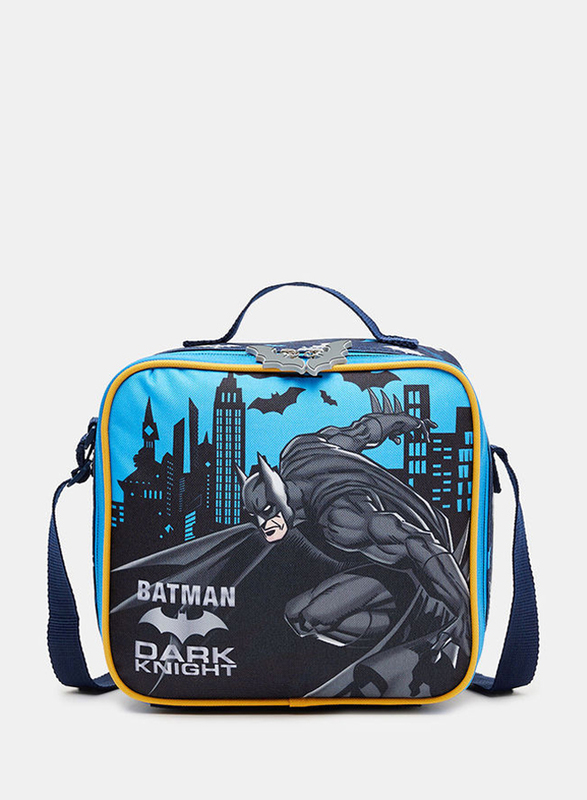 

Warner Bros Batman Ready for Action Lunch Bag for Boys, TBT22BMRALB331, Multicolour