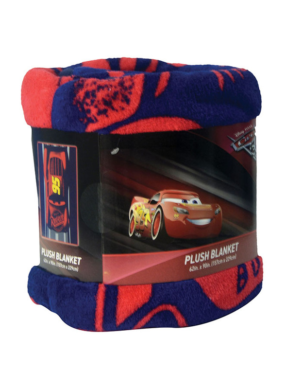 

Disney Cars 3 Blanket For Kids, Blue/Red