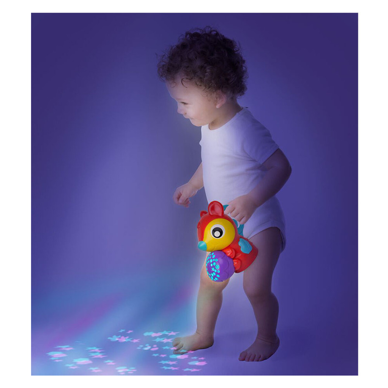 Playgro Woodlands Music & Lights Projector Gym, Multicolour