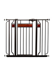 Regalo Home Accents Extra Wide Walk Thru Baby Gate, Black