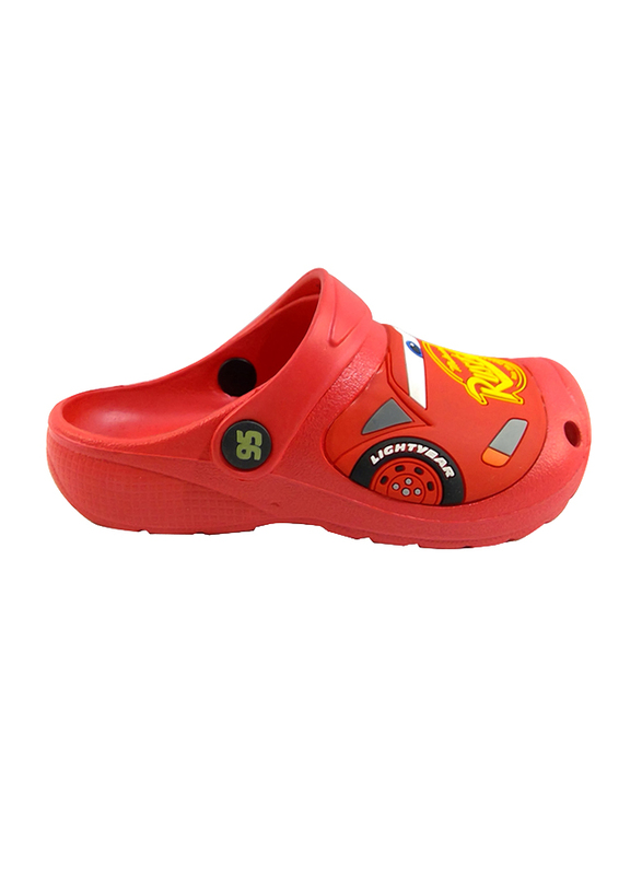 Crocs Disney Cars Lightning McQueen Rust-Eze Themed Clogs for Boys, 31 EU, Red