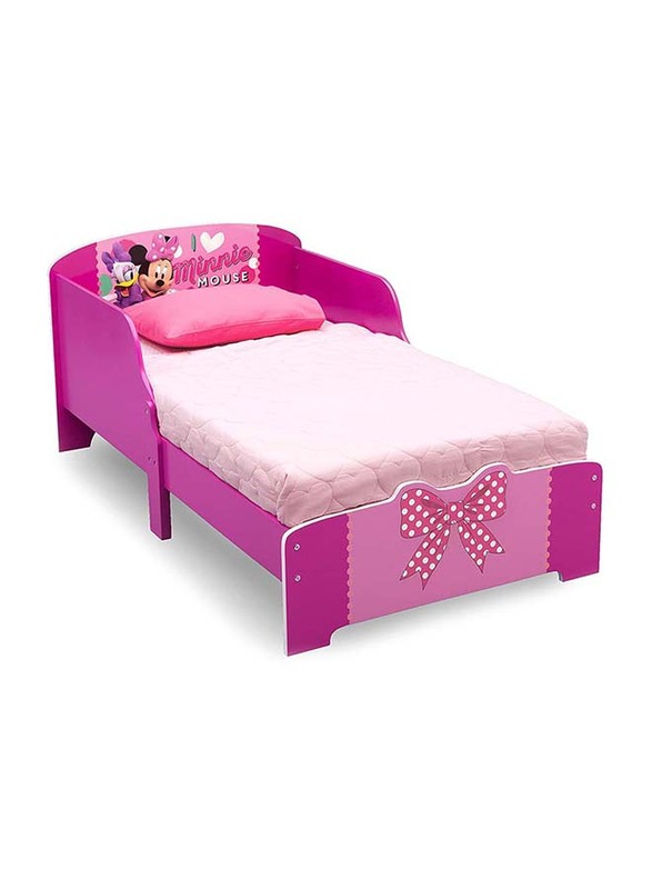 

Delta Children Disney Minnie Kids' Wooden Bed, Pink