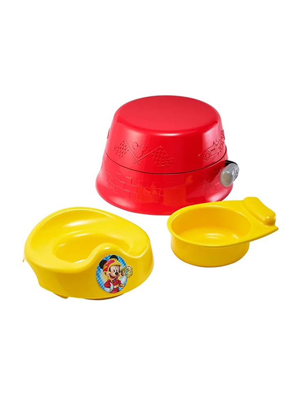 The First Years Mickey Mouse 3 in 1 Potty System, Red/Yellow