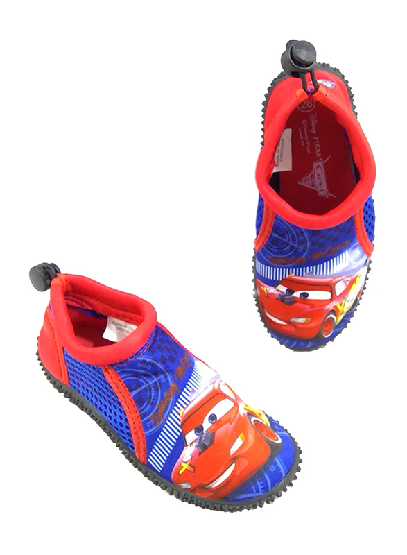 Disney Cars Lightning McQueen Slip-On Sneakers for Boys, 34 EU, Cobalt Blue