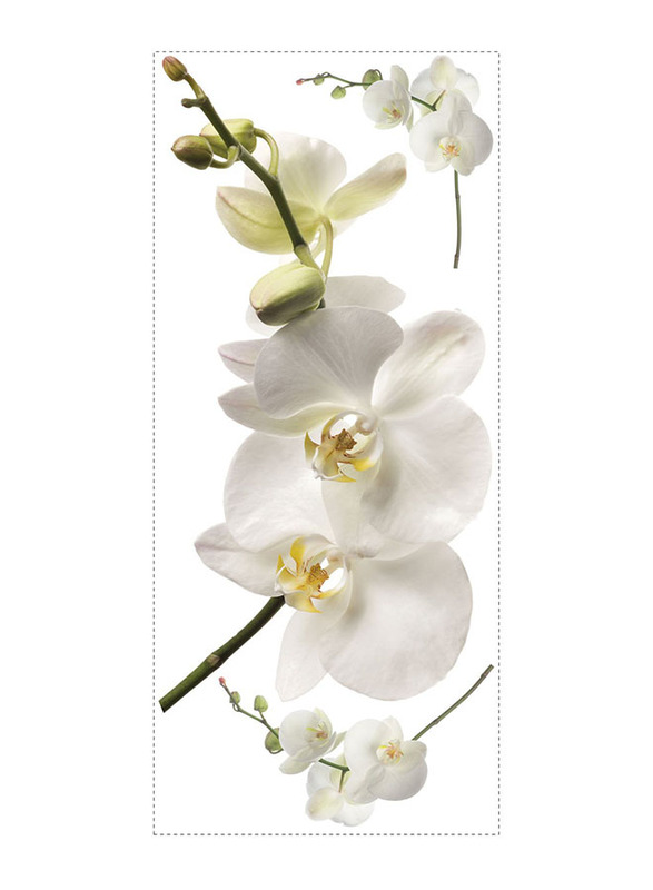 

Room Mates Decals White Orchid Appliques, White