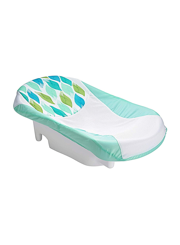 

The First Year Soothing Comfort Bath Tub for Newborn to Toddler, Green/White