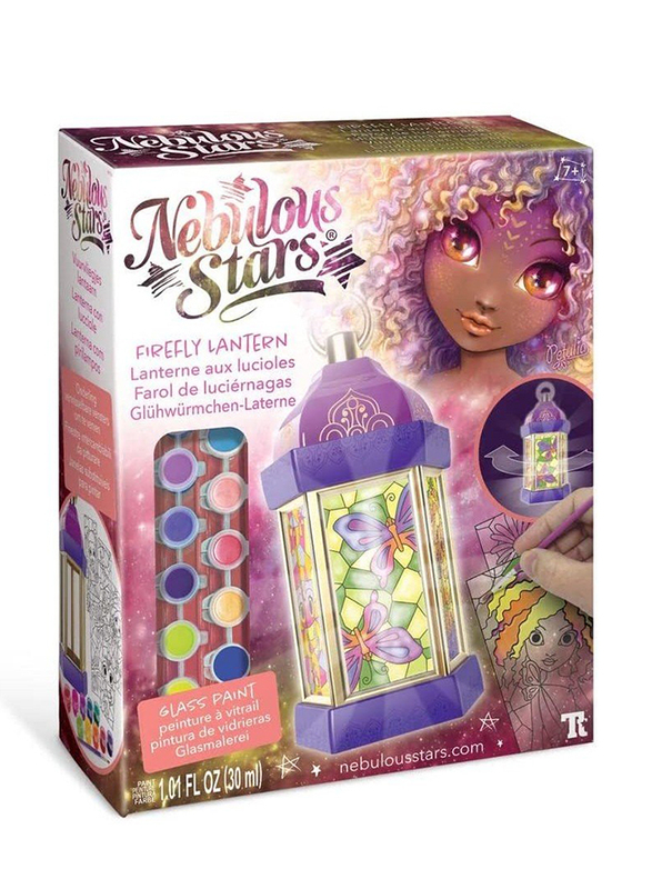 

Nebulous Stars Glass Painting Firefly Lantern, Ages 7+