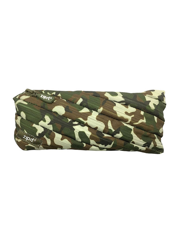 

Zipit Fresh Twister Pencil Case, Camo Green