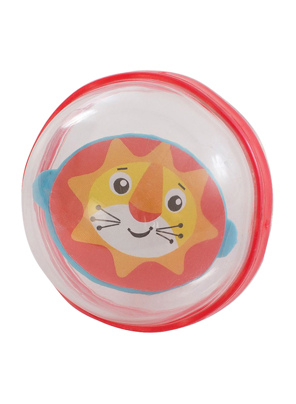 Playgro Bobbing Bath Balls for Kids, Clear/Red/Orange