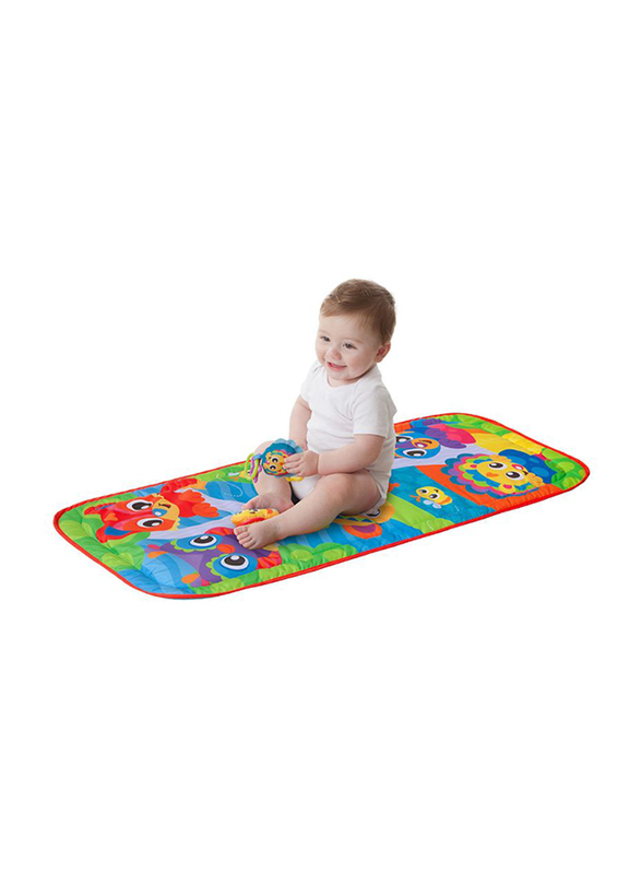 Playgro Honey Bee Bear Activity Tunnel Gym, Multicolour