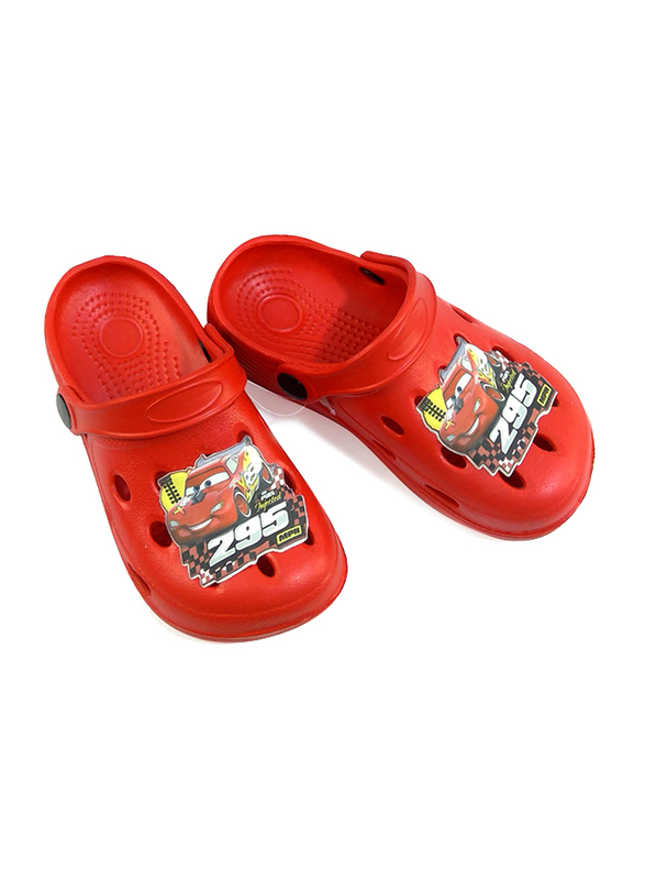 Crocs Disney Cars Lightning McQueen Themed Clogs for Boys, 28/29 EU, Red