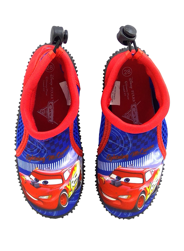 Disney Cars Lightning McQueen Slip-On Sneakers for Boys, 35 EU, Cobalt Blue