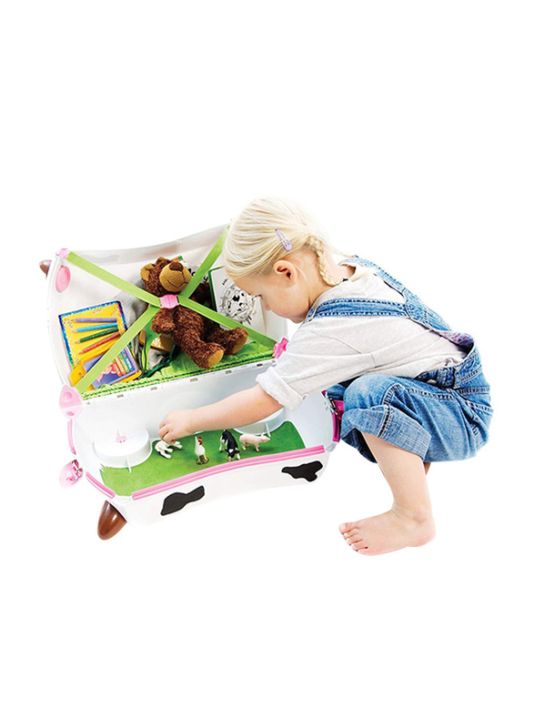 Trunki Frieda the Cow Suitcase, White