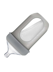 Boon Nursh Silicone Bottle, 3 & Above Months, 236ml, Grey