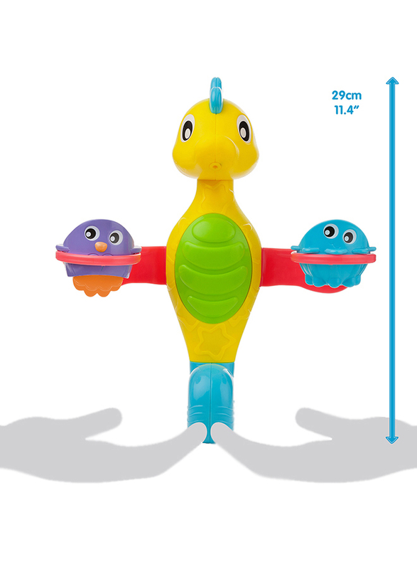 Playgro Flowing Bath Tap and Cups for Kids, Blue/Yellow/Green/Purple