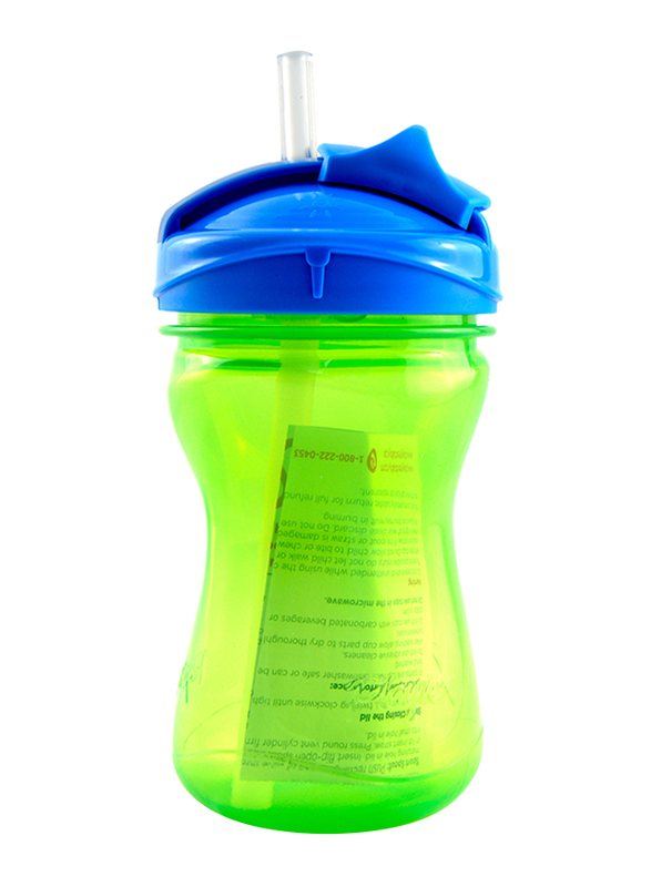 Playtex Sipsters Stage 2 Straw Cup, 266ml, Sky Blue/Green
