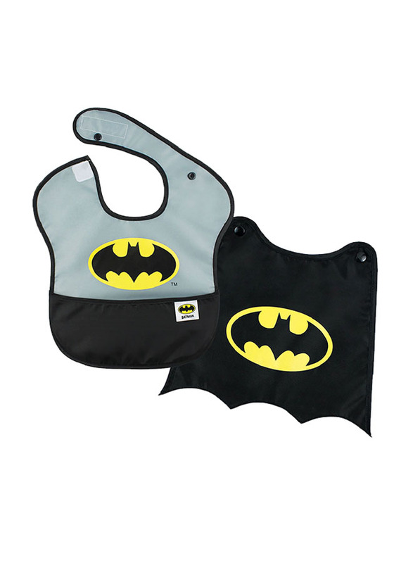 

Bumkins Batman Super Bib with Batman's Cape, Multicolour