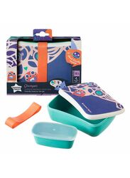 Tommee Tippee Kids Bamboo Lunch Box, Blue/Green