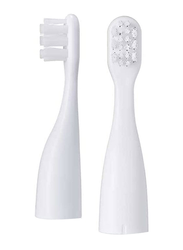 

Brush Baby Go Kidz Replacement Brush Heads, 2 Pieces, White