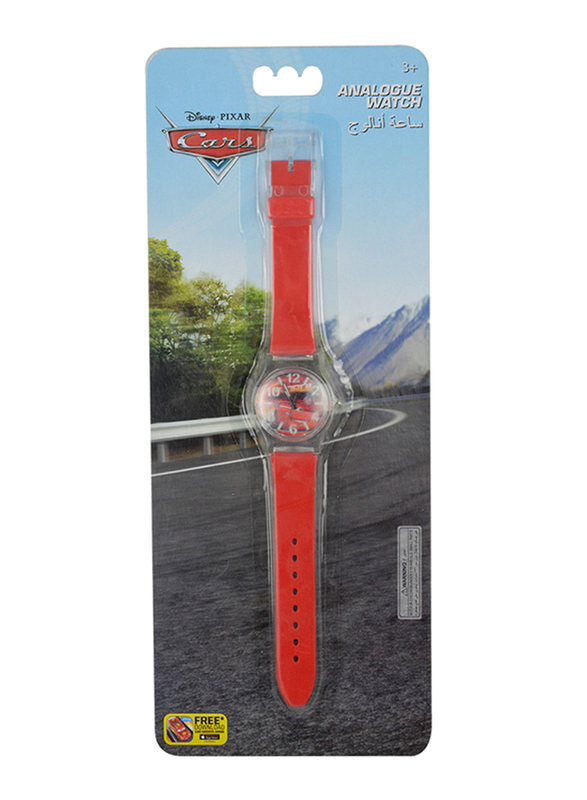 

Disney Cars Analog Watch for Boys, 3+ Years, One Size, Red