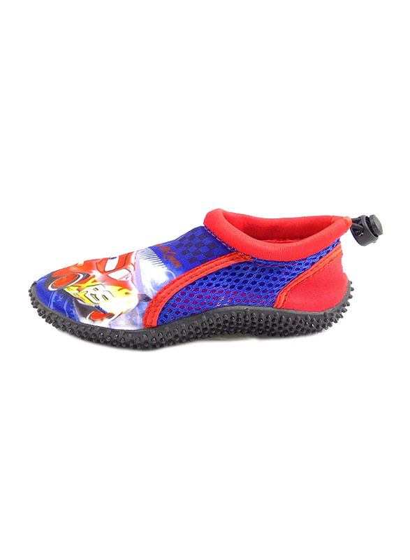 Disney Cars Lightning McQueen Slip-On Sneakers for Boys, 34 EU, Cobalt Blue