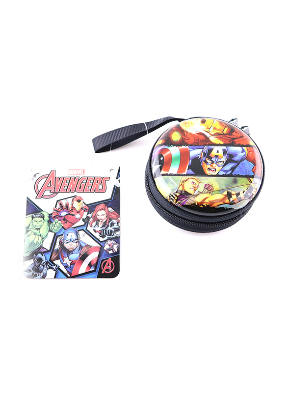 

Marvel The Avengers Metal Tin Case Pouch for Earphone, Coins, Memory Card, Multicolor