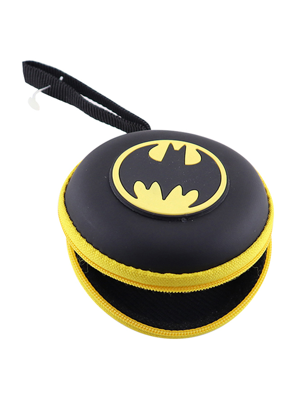 

Warner Bros DC Batman EVA Earphone/Coin Pouch, Yellow/Black