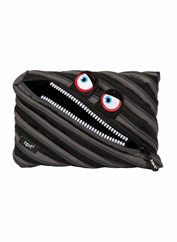 

Zipit Wildlings Big Pencil Case/Cosmetic Makeup Bag, Black