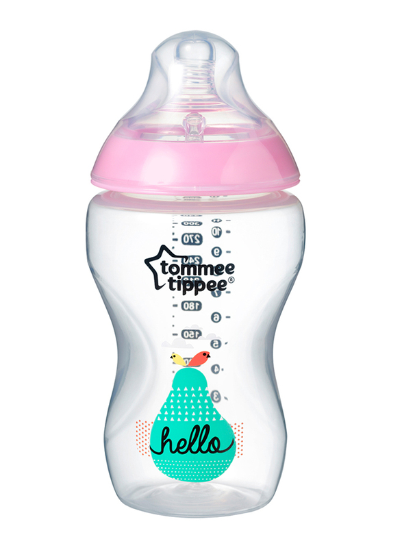 

Tommee Tippee Closer to Nature Feeding Bottle, 340ml Boy, Clear