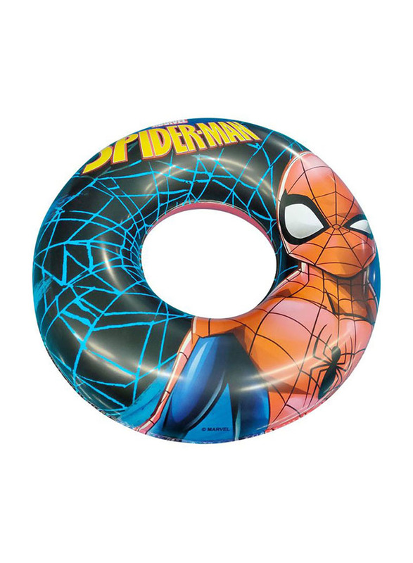 

Marvel Spiderman Printed Kids Inflatable Swim Ring, Multicolour
