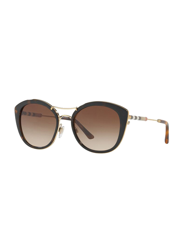 Burberry Full Rim Butterfly Havan Sunglasses for Women, Brown Gradient Lens, BU-4251Q-300213, 53/20/140