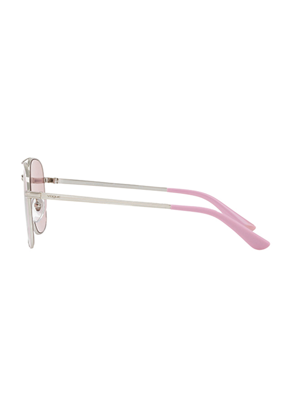 Vogue Full Rim Square Pink Sunglasses for Women, Pink Lens, VO4083S-323/5, 56/16/135