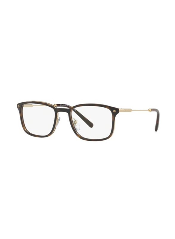 Bvlgari Full Rim Square Havana Frame Unisex, BV1101-2022, 54/19/145