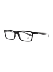 Ray-Ban Full Rim Rectangle Black Frame Unisex, RX8901-5263, 53/17/145
