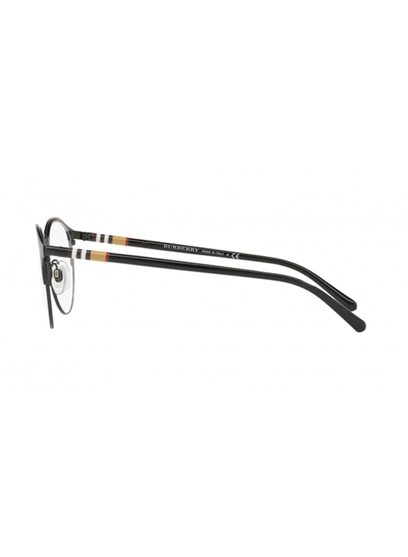 Burberry Full Rim Round Black Frame Unisex, BU-1318-1252, 51/19/145