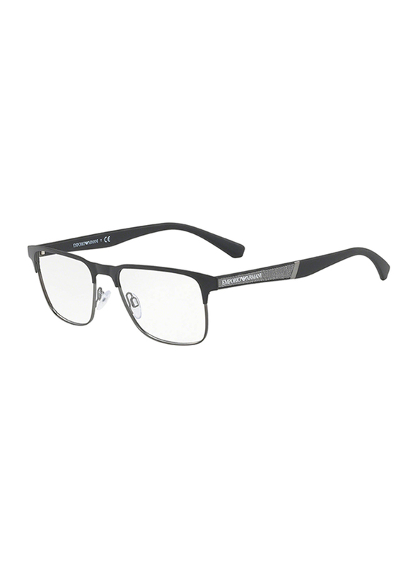 Emporio Armani Full Rim Square Black Frame for Men, EM-1061-3001, 55/17/145
