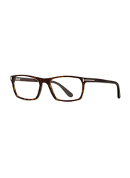 Tom Ford Full Rim Rectangle Havana Frame for Men, FT-529505254, 54/17/145