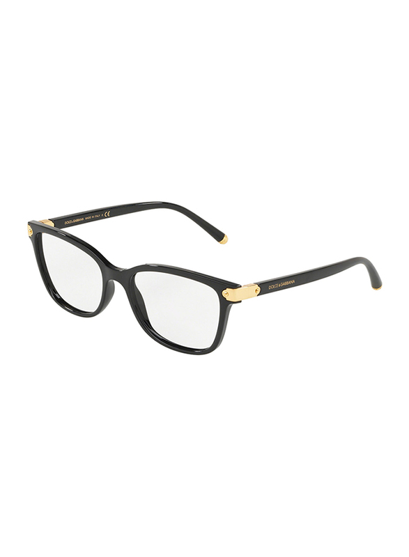 

Dolce & Gabbana Full Rim Square Black Frame for Women, DG5036-501, 51/17/140