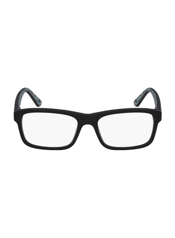 

Lacoste Full-Rim Square Matte Black Computer Glasses for Kids, with Blue Light Filter, Clear Lens, 8-13 Years, LA-L3612-002-49-BC, 49/16/135