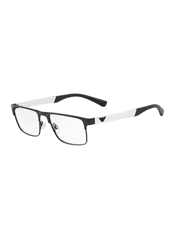 

Emporio Armani Full Rim Rectangle Black Frame for Men, EM-1075-3001, 53/18/140