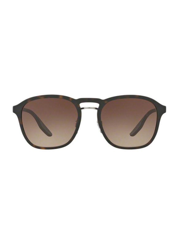 Prada Linea Rossa Full Rim Square Brown Sunglasses for Men, Brown Lens, PS-02SS-U616S1, 57/17/145