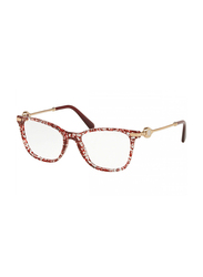 Bvlgari Full Rim Cat Eye Crystal Red Frame for Women, BV416951, 54/17/140