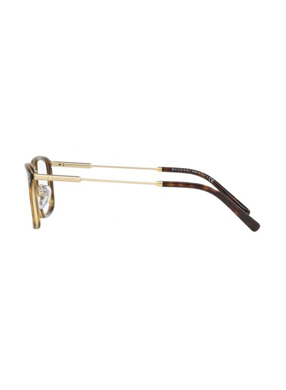 Bvlgari Full Rim Square Havana Frame Unisex, BV1101-2022, 54/19/145