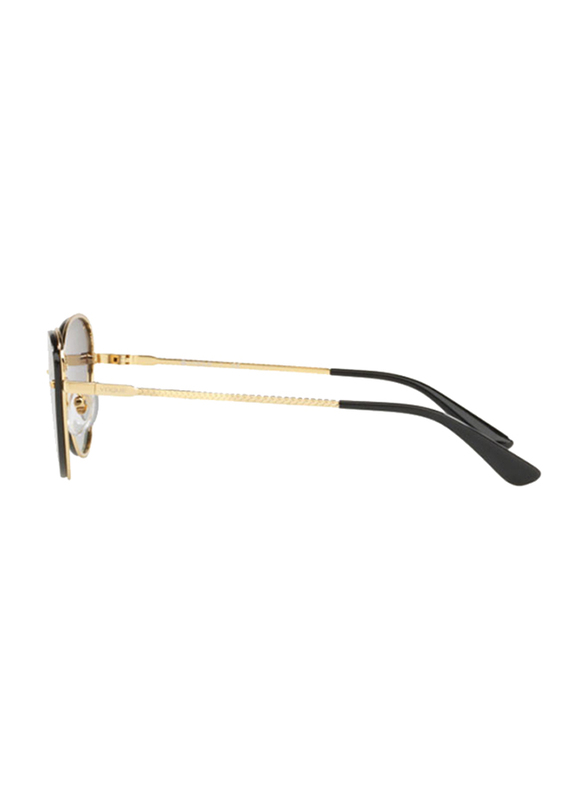 Vogue Full Rim Cat Eye Gold Sunglasses for Women, Black Lens, VO4111S-280/11, 57/16/135
