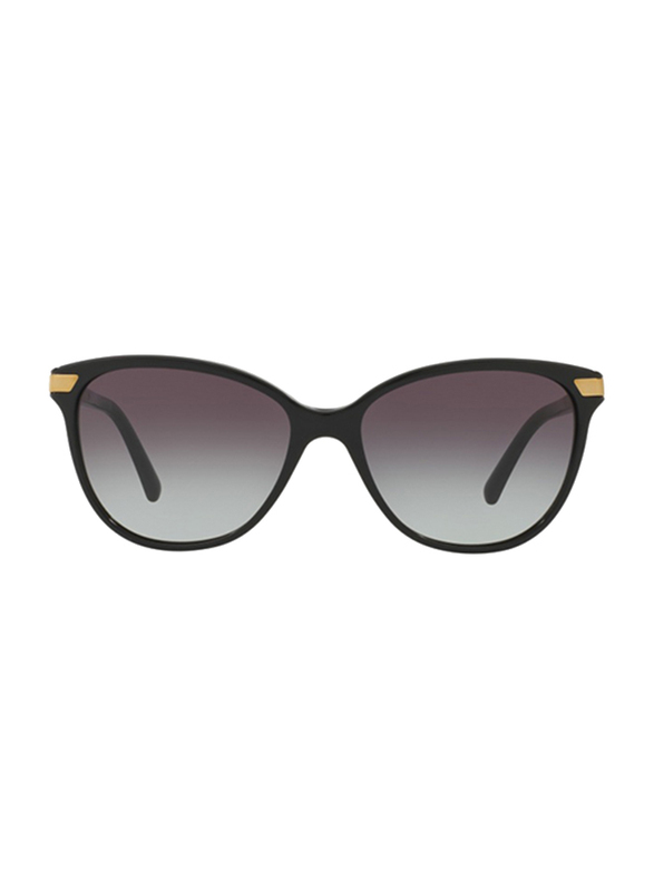 Burberry Full Rim Cat Eye Black Sunglasses for Women, Grey Gradient Lens, BU-4216-30018G, 57/16/140